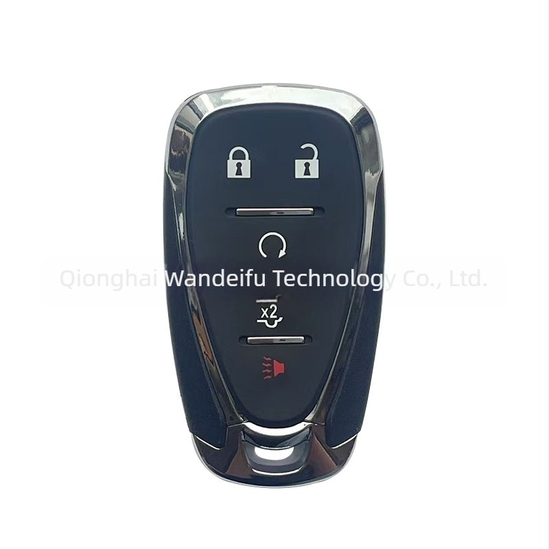 Chevrolet távirányító kulcsház — ABS alapanyagú ház, réz külső burkolattal, nincs chip, 2–6 gombos kulcsokhoz kompatibilis.