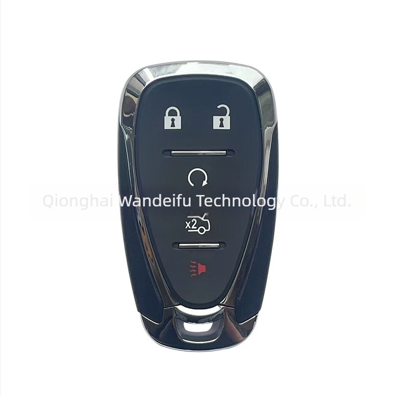 Chevrolet távirányító kulcsház — ABS alapanyagú ház, réz külső burkolattal, nincs chip, 2–6 gombos kulcsokhoz kompatibilis.