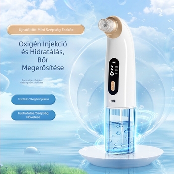 Ultrahangos fekete mitesszer leszívó készülék, modell X19, 3 sebesség, ABS burkolat