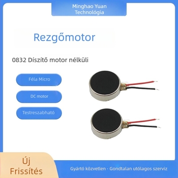 Kefe nélküli mikromotor DC ≤36V, 98%-os hatékonyság, RoHS tanúsított