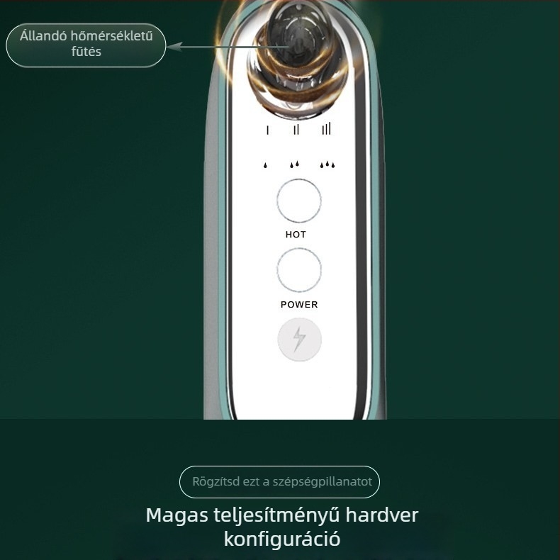 Otthoni használatra szánt hidrogén-oxigén buborékos szépségkészülék – pórus tisztító, manuális mód, márka Ethereum, modell YM--891, 2020