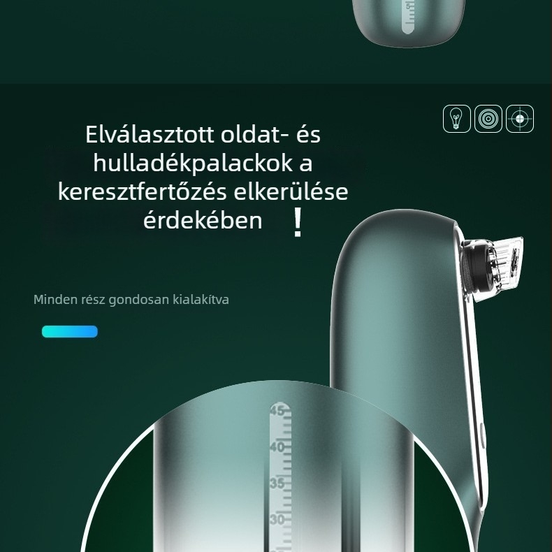 Otthoni használatra szánt hidrogén-oxigén buborékos szépségkészülék – pórus tisztító, manuális mód, márka Ethereum, modell YM--891, 2020