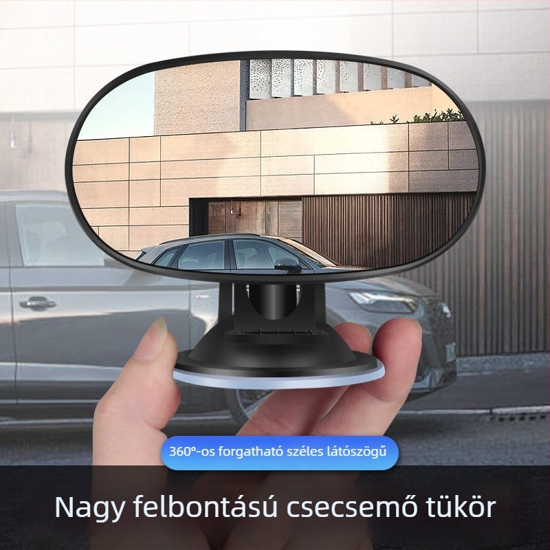 IELTS Qi Autó hátsó visszapillantó tükör vákuumos rögzítéssel – baba/gyermekülés megfigyeléséhez, törésálló