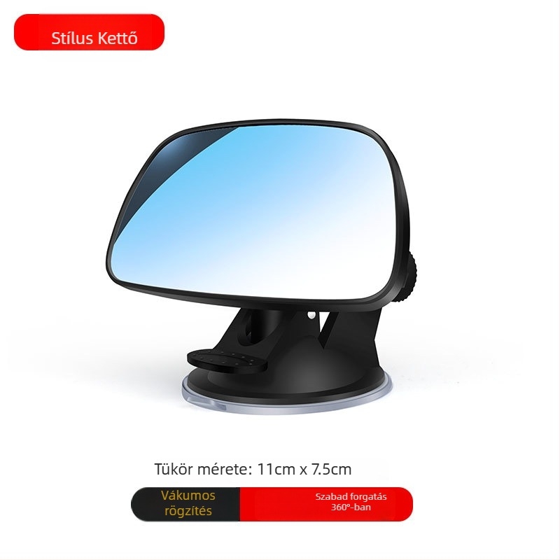 IELTS Qi Autó hátsó visszapillantó tükör vákuumos rögzítéssel – baba/gyermekülés megfigyeléséhez, törésálló