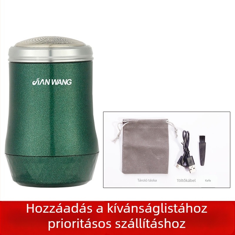 Arrow King elektromos borotva úszó fejjel, 3‑fejű forgó fej, USB töltés, 45–60 perc üzemidő