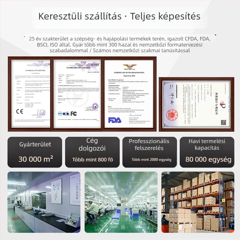 Látható mitesszer-szívó készülék elektromos forgással, KD802P modell, két sebesség a pórusok tisztításához