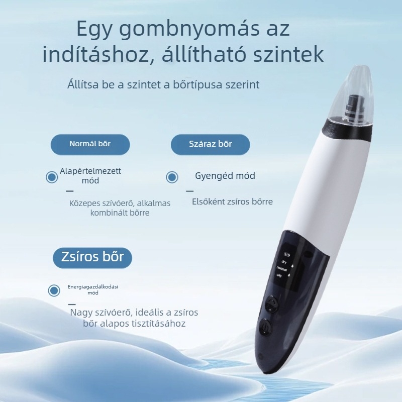 Ultrahangos pórustisztító elektromos eszköz, Girlhood márka, modell H3, 3 sebességfokozat, mély pórustisztítás