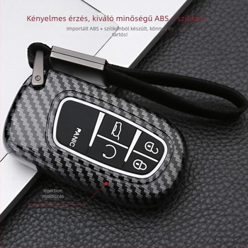 YST kulcstartó tok Jeep Compass, Cherokee és Renegade modellhez | ABS ragasztó réteggel | Egyszerű stílus