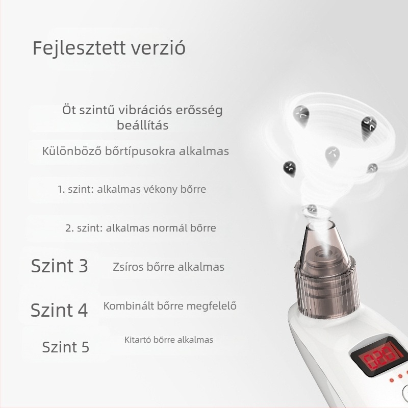 AQX-202 – Kézi kozmetikai eszköz – hordozható, beépített akkumulátor 1000–1200mAh, IPX1 vízálló, otthoni használatra