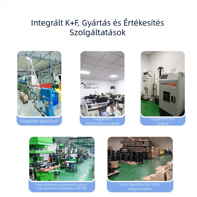 Ugrócsatlakozós tápkábel, GB szabvány, háromtűs hárommagos, PVC burkolat, 3C tanúsított