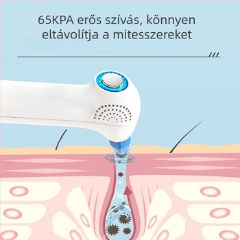 DYM póruseltávolító vákuumkészülék, elektromos forgás, kettős meleg/hideg mód, piros/kék fény, ABS ház, 5 sebesség