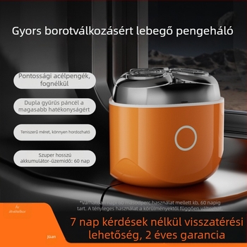 Keima Elektromos arcborotva: Forgó 3 pengés fej, Úszó fej állítható pengével, Le- és mosható fej, Beépített akkumulátor 300-500 mAh, Üzemidő akár 90 perc.
