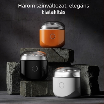 Keima Elektromos arcborotva: Forgó 3 pengés fej, Úszó fej állítható pengével, Le- és mosható fej, Beépített akkumulátor 300-500 mAh, Üzemidő akár 90 perc.