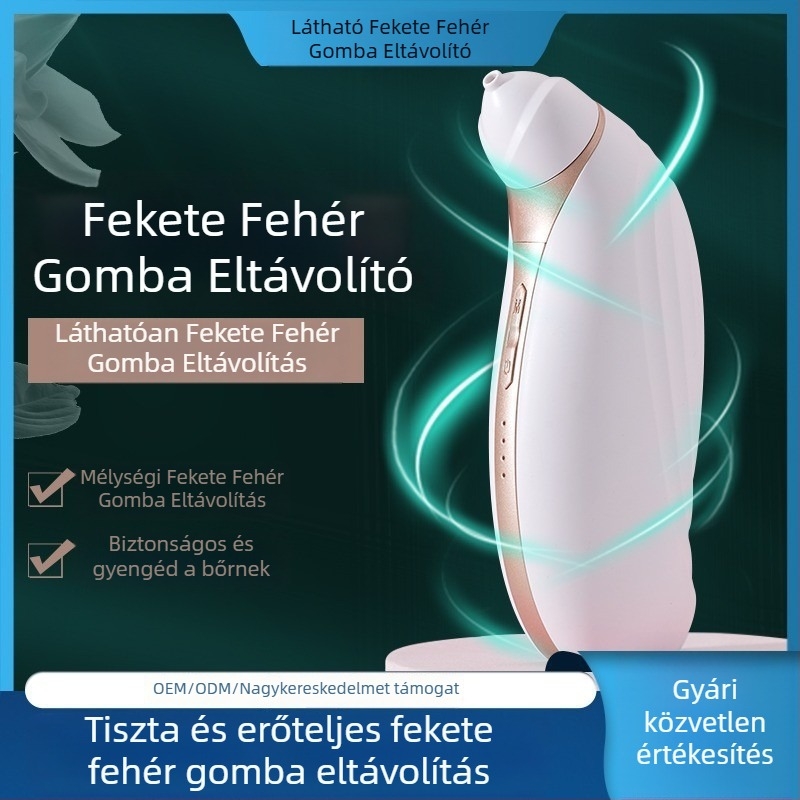 Vezetékes vákuumszívó készülék a mitesszerek eltávolítására, vizuális kijelzővel — Smallbei, modell 508, háromfokozatú sebesség, tisztítja a pórusokat és simítja a bőrt.