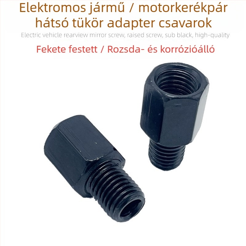 Elektromos jármű hátsó tükrének magasságot növelő csavar; magasságot növelő szerelőcsavar; rögzítőcsavar