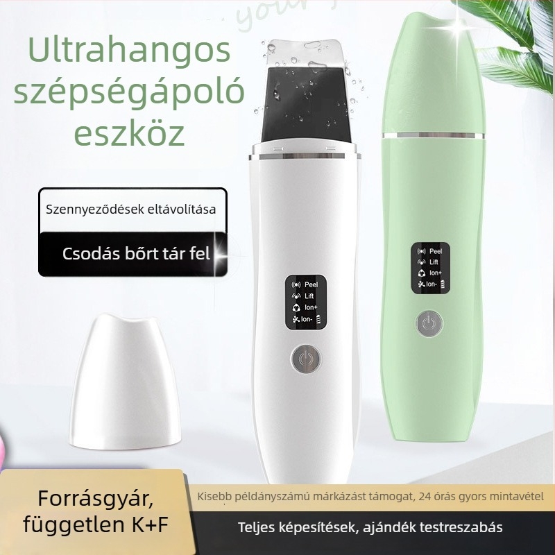 Ultrahangos peeling készülék feketefoltok eltávolítására és pórus tisztítására, modell C3, 4 sebesség, lifting és feszesítés, CE/FCC/ROHS
