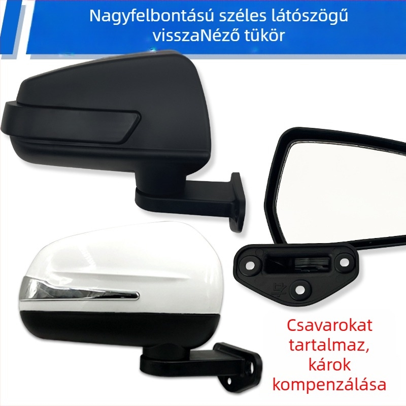 Elektromos tricikli és négykerekű jármű visszapillantó tükör, nagy felbontású tükör, EV kiegészítők