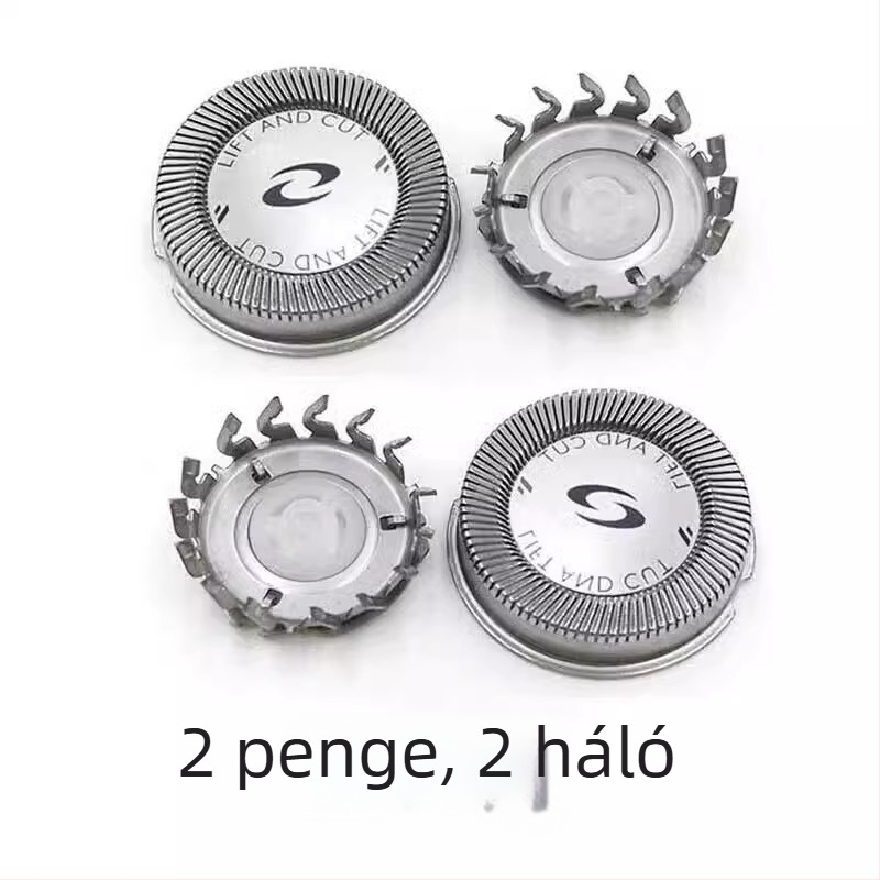 Philips borotvafejek készlet HQ6675HQ6695 HQ6900 HQ6990 HQ6948 kompatibilis — forgó 1 penge fej, lebegő fej, zaj kevesebb mint 36 dB