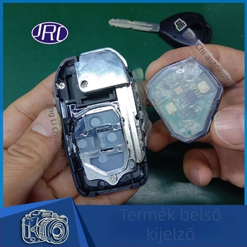 Összecsukható kulcsház Toyotahoz: Corolla, Camry, RAV4, Crown – modell ft002, Jingruichi márka, távirányító nélkül