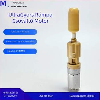 Mikro redukciós motor teleszkópos hajtóművel, 8 mm löket, DC 3,7 V, 16000 rpm, modell MJ685-1