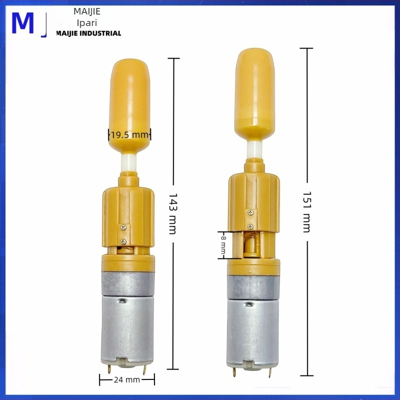 Mikro redukciós motor teleszkópos hajtóművel, 8 mm löket, DC 3,7 V, 16000 rpm, modell MJ685-1