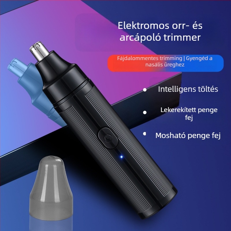 Gillai orrszőr-trimmelő - USB-töltés, hordozható és kompakt, cserélhető és mosható vágófej, ABS test