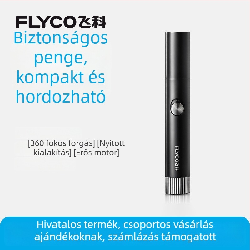 Flyco/Feike Orr-szőrnyíró, akkumulátoros működés, ABS test, kivehető és mosó vágófej