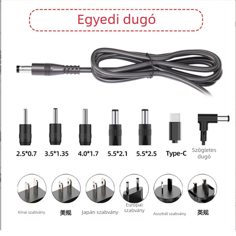 12V 2A DC tápegység UL/FCC tanúsítvánnyal masszírozó eszközökhez