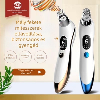 Roseman 810 pattanásokat elszívó eszköz ultrahangos rezgéssel – 6 fokozat, forró/Hideg kompresszió, negatív ion masszázs