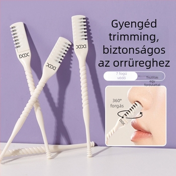 Xixi orrszőrnyíró - manuális, anti-karcoló, uniszex, orrnyílás ápoló eszköz