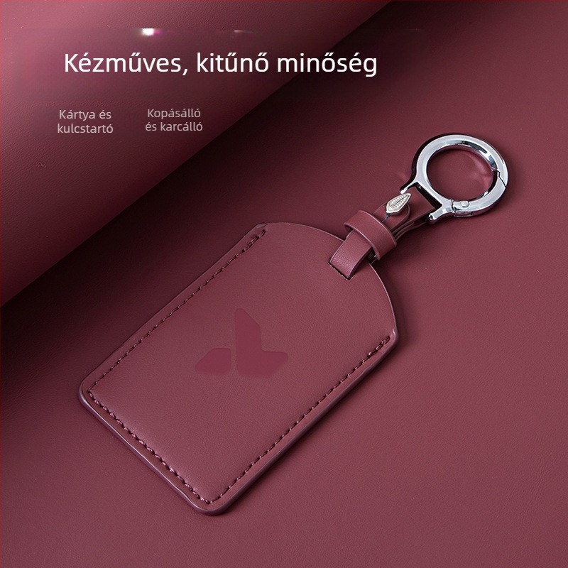 PU bőr kulcstartó Firefly-hez – Üzleti stílus, kártyatartó