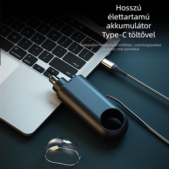 Whale elektromos orrtisztító trimmelő – ABS ház, kivehető és mosható vágófej, beépített 300–500 mAh akkumulátor, több mint 7 nap üzemidő
