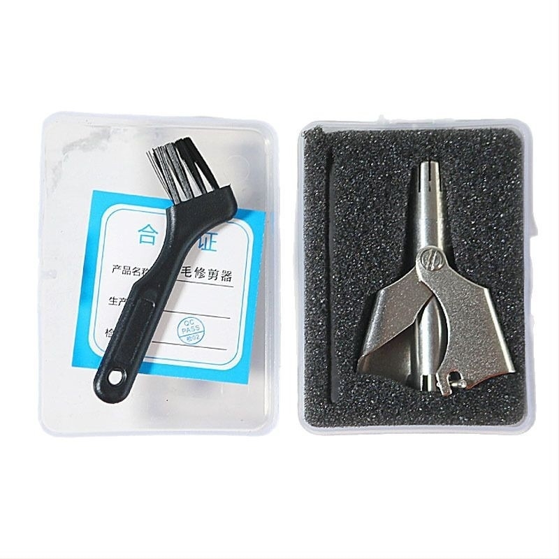 Orrszőrnyíró – rozsdamentes acél, kézi működtetés, akkumulátor nélkül