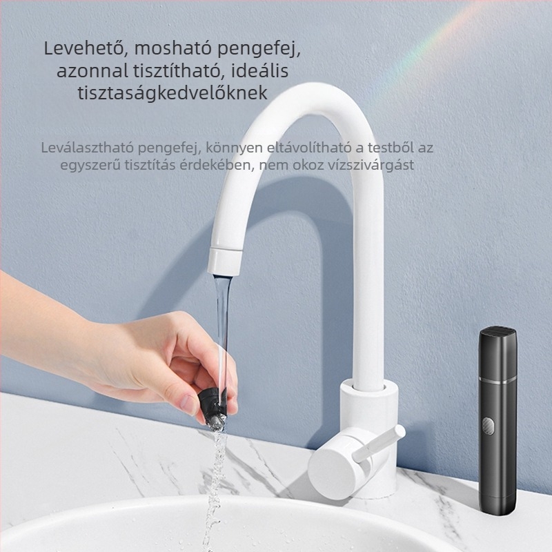 Elektromos orrszőr-trimmelő – újratölthető, mosható fej, ABS tokozás, beépített 800–1000 mAh akkumulátor