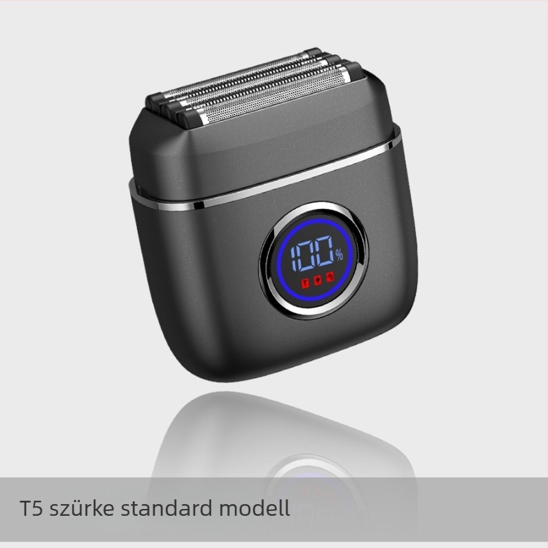 Langfu elektromos borotva 5 pengés recíprokus fejjel, LED kijelző, USB töltés, nedves vagy száraz használat, beépített 1200–2000 mAh akkumulátor