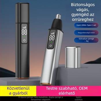 Orrszőr nyíró, újratölthető, ABS anyag, Byad Fk-2018, 98 g