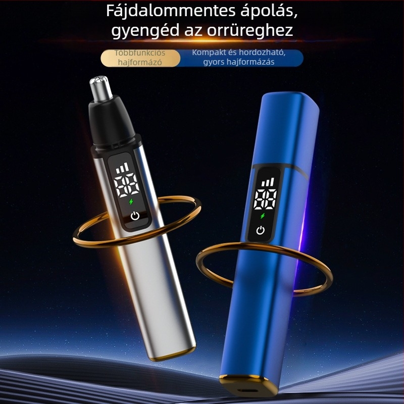 Orrszőr nyíró, újratölthető, ABS anyag, Byad Fk-2018, 98 g