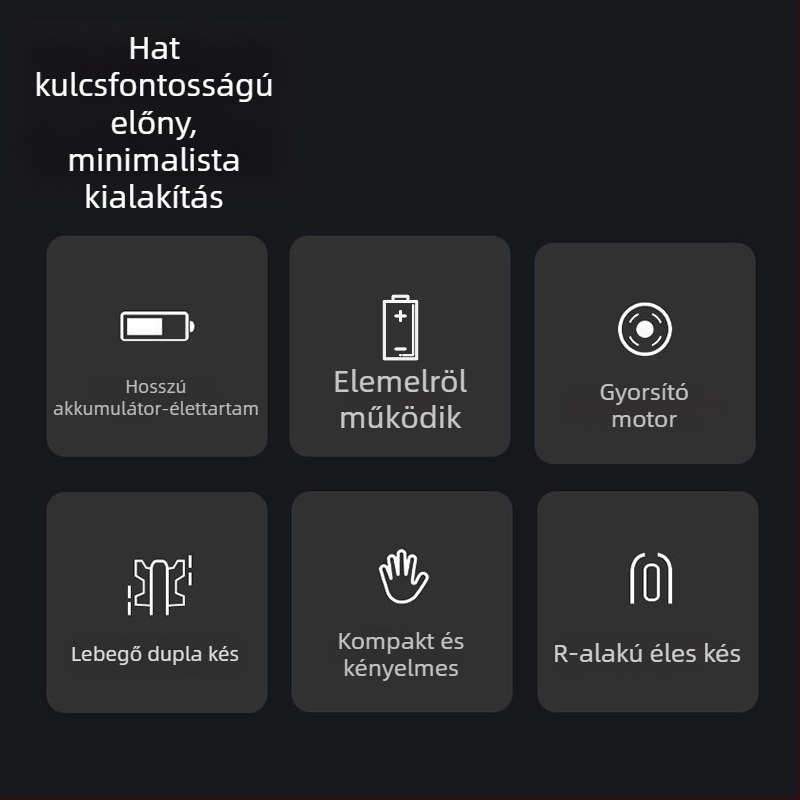 Férfiaknak szóló elektromos orrszőrnyíró – hordozható mini, alacsony zajszintű, levehető és mosható vágófej, száraz elemről működik