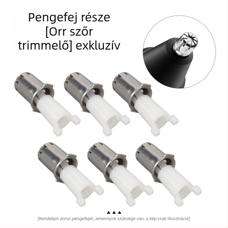 Akkumulátoros elektromos orrszőr- és arctrimmer