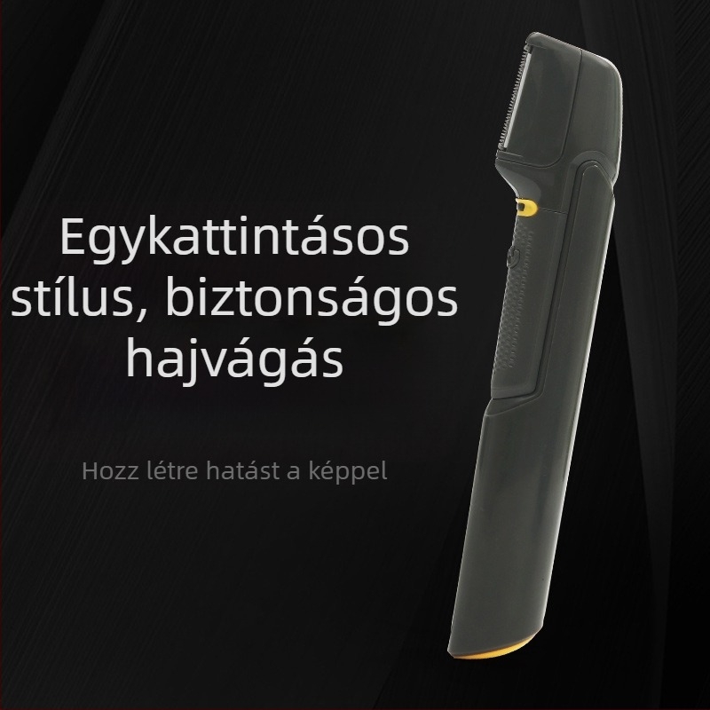 Teleszkópos hajvágó gyerekeknek és felnőtteknek, hordozható elektromos készülék, rozsdamentes acél pengék, elemmel működik, kézi tisztítás