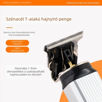 SH-530 3-in-1 hajvágó és borotva, USB-s, elektromos üzemmód, kefés motor, cserélhető fejek: hajvágáshoz, borotválkozáshoz és orr-szőr vágásához, kivehető és mosható vágófej