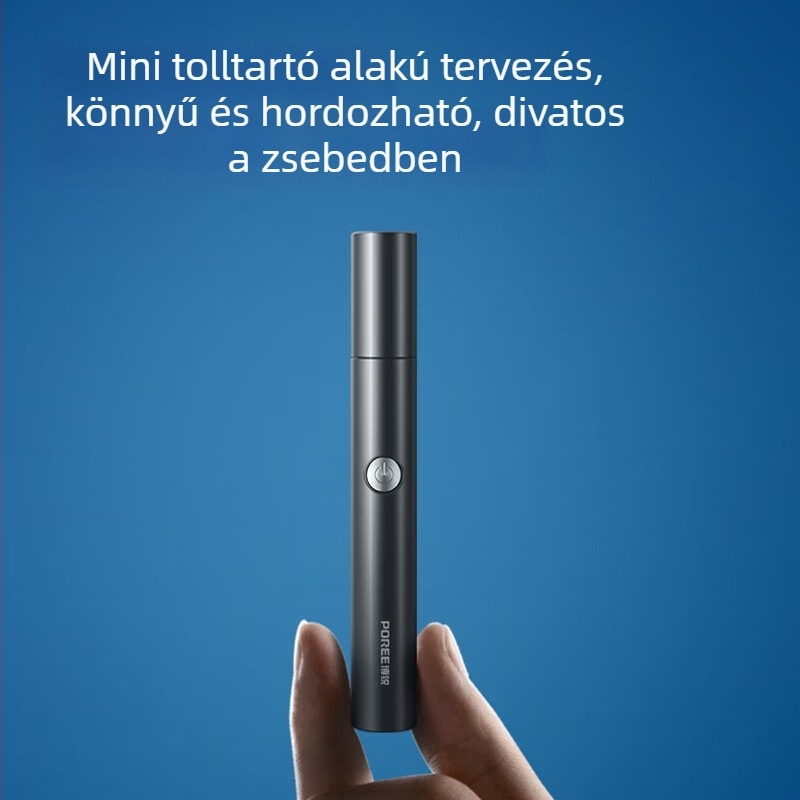 Férfiaknak szánt elektromos orrnyíró, hordozható és kompakt, PN1255 modell, hálózati táplálás