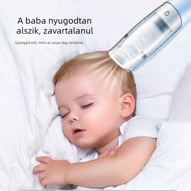 Töltővel működő babahajvágó, vízálló, gyerekeknek, kerámiapenge, teljesen mosható