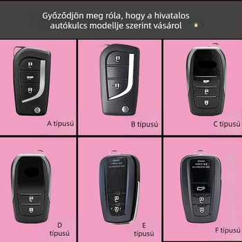 Toyota kulcstartó tok – Yizhi Valley marhabőr, kompatibilis Corolla, Camry, RAV4, Levin, Yize Zhixuan