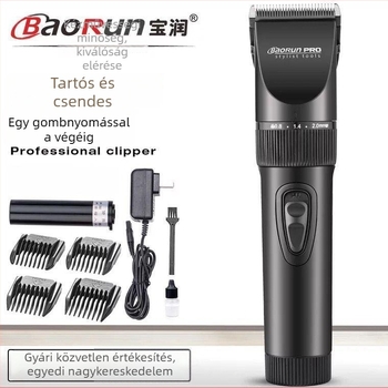 Baorun X7 Hajvágó – Dualis tápellátás (töltés/ hálózati), 8W, kerámiapenge, leválasztható, mosható penge