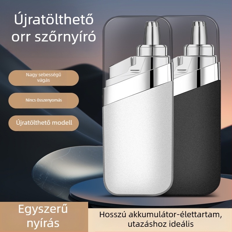 Orrszőr nyíró, elektromos, újratölthető, mosható, beépített akkumulátorral