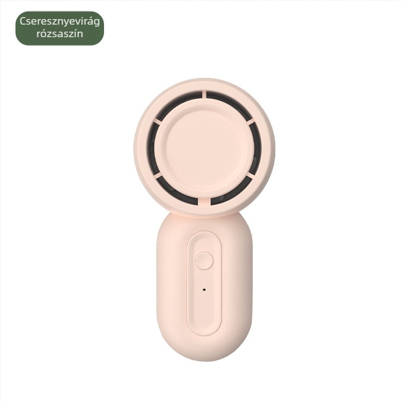 Kézben tartható lapát nélküli USB ventilátor beépített akkumulátorral, 3 sebesség, zaj 36–45 dB