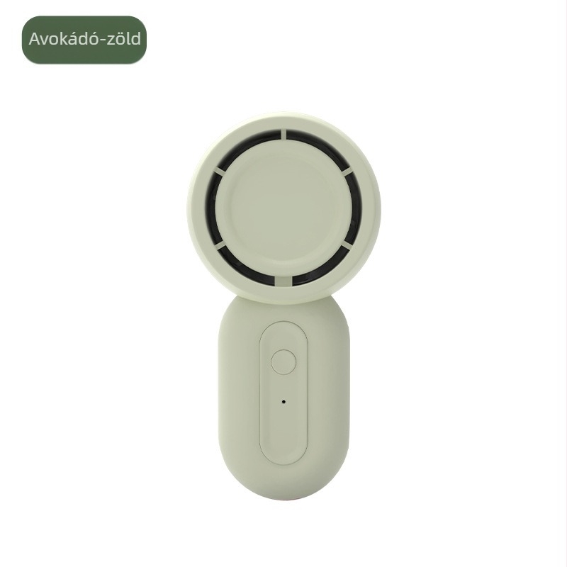 Kézben tartható lapát nélküli USB ventilátor beépített akkumulátorral, 3 sebesség, zaj 36–45 dB
