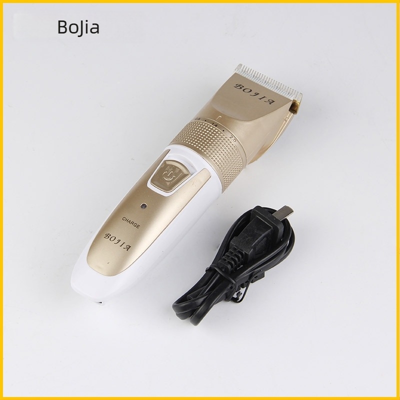 Boga elektromos hajvágó BJ-X1, újratölthető, kettős tápellátású, kefés motor, rozsdamentes acél pengék