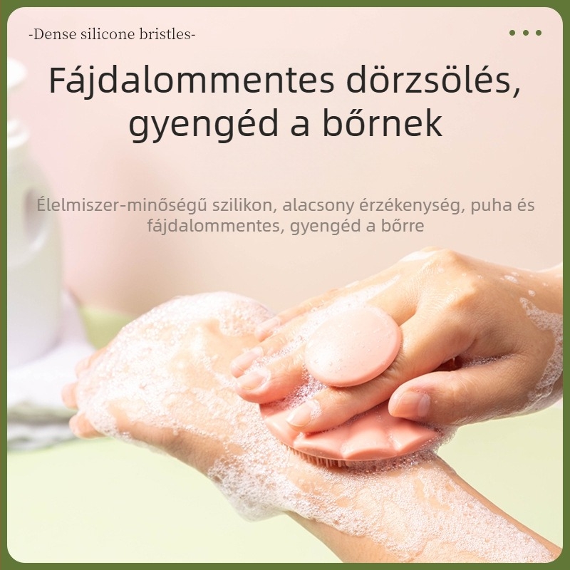 Huabang szilikon arctisztító kefé – gyengéd exfoláló masszírozó a pórusok alapos tisztításáért és mitesszerek csökkentéséért; testre szabható csomagolás és logó.